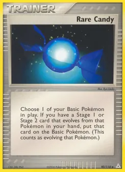Rare Candy card from Holon Phantoms, number 90/110