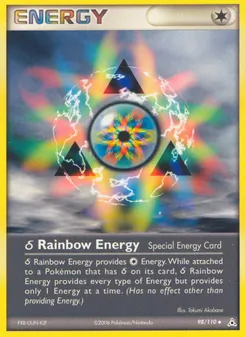 δ Rainbow Energy card from Holon Phantoms, number 98/110