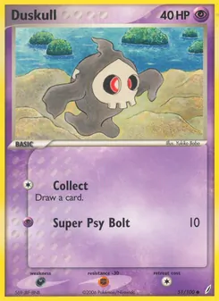 Duskull card from Crystal Guardians, number 51/100