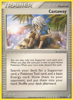 Castaway card from Crystal Guardians, number 72/100