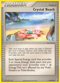 Crystal Beach card from Crystal Guardians, number 75/100