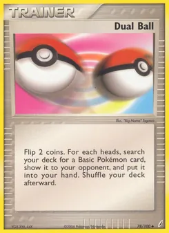 Dual Ball card from Crystal Guardians, number 78/100