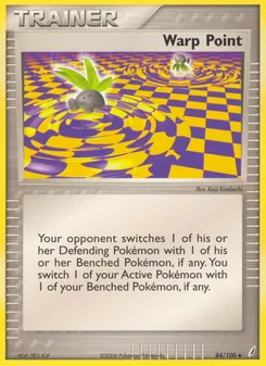 Warp Point card from Crystal Guardians, number 84/100
