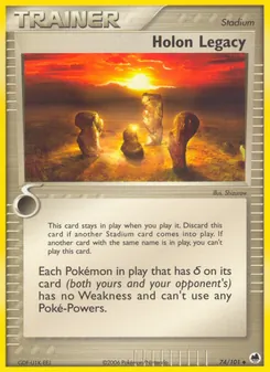 Holon Legacy card from Dragon Frontiers, number 74/101