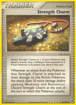 Strength Charm card from Dragon Frontiers, number 81/101