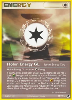 Holon Energy GL card from Dragon Frontiers, number 85/101