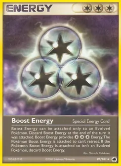 Boost Energy card from Dragon Frontiers, number 87/101