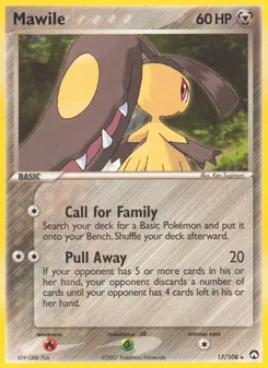 Mawile card from Power Keepers, number 17/108