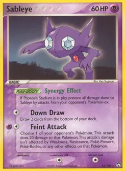 Sableye card from Power Keepers, number 22/108