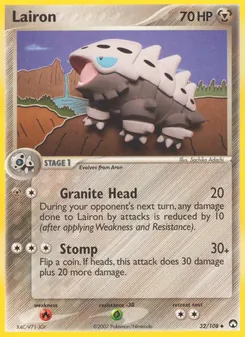 Lairon card from Power Keepers, number 32/108