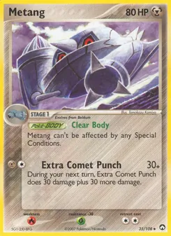 Metang card from Power Keepers, number 35/108