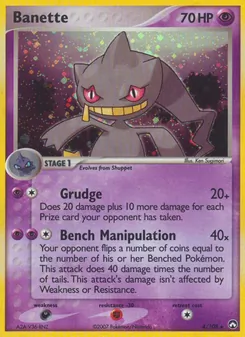 Banette card from Power Keepers, number 4/108