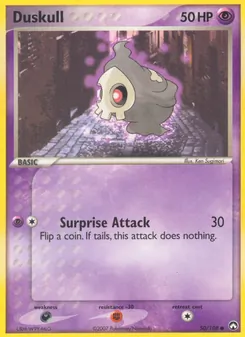 Duskull card from Power Keepers, number 50/108