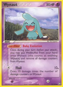 Wynaut card from Power Keepers, number 70/108