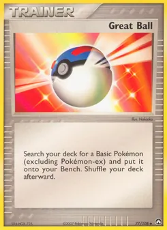 Great Ball card from Power Keepers, number 77/108