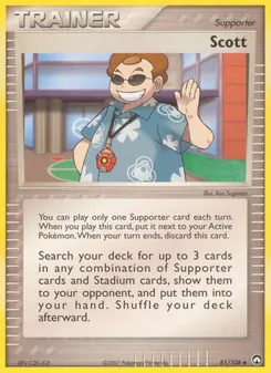 Scott card from Power Keepers, number 81/108