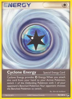 Cyclone Energy card from Power Keepers, number 90/108