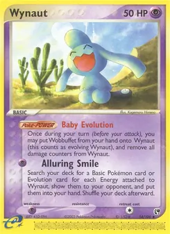 Wynaut card from Sandstorm, number 54/100