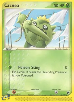 Cacnea card from Sandstorm, number 58/100