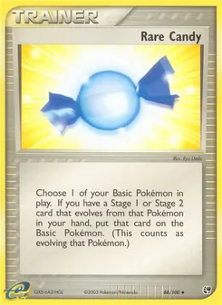 Rare Candy card from Sandstorm, number 88/100