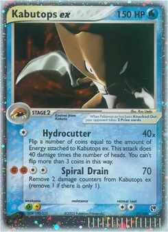 Kabutops ex card from Sandstorm, number 97/100