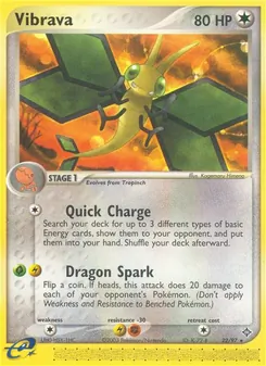 Vibrava card from Dragon, number 22/97