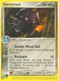 Forretress card from Dragon, number 28/97