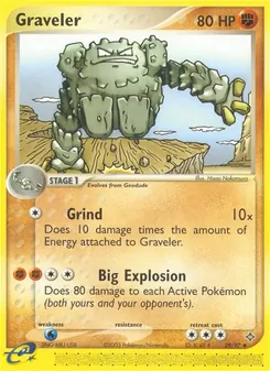 Graveler card from Dragon, number 29/97