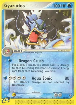Gyarados card from Dragon, number 32/97