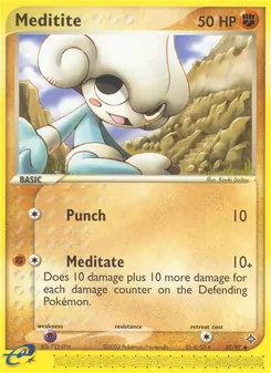 Meditite card from Dragon, number 37/97