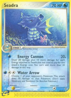 Seadra card from Dragon, number 39/97