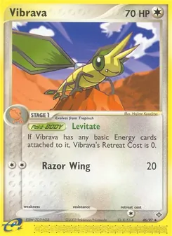 Vibrava card from Dragon, number 46/97