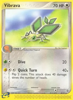Vibrava card from Dragon, number 47/97