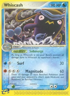 Whiscash card from Dragon, number 48/97