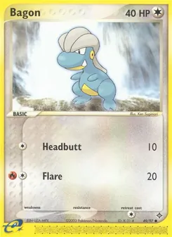 Bagon card from Dragon, number 49/97