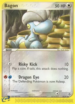 Bagon card from Dragon, number 50/97