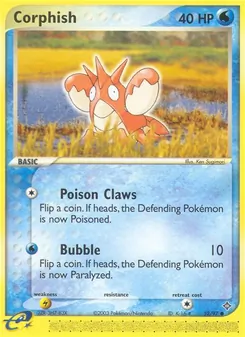 Corphish card from Dragon, number 52/97