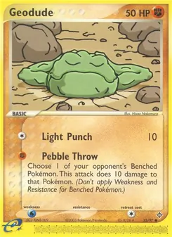 Geodude card from Dragon, number 55/97
