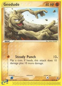 Geodude card from Dragon, number 56/97