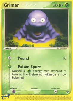 Grimer card from Dragon, number 57/97