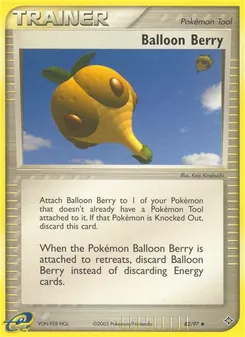 Balloon Berry card from Dragon, number 82/97