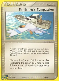 Mr. Briney's Compassion card from Dragon, number 87/97