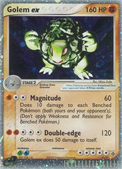 Golem ex card from Dragon, number 91/97