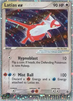 Latias ex card from Dragon, number 93/97