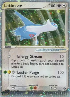 Latios ex card from Dragon, number 94/97