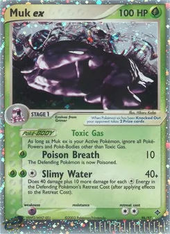 Muk ex card from Dragon, number 96/97