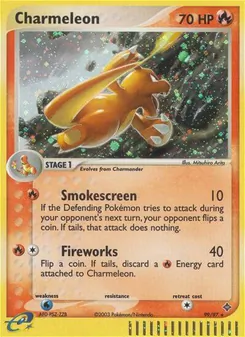 Charmeleon card from Dragon, number 99/97