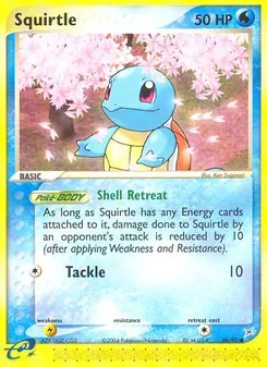 Squirtle card from Team Magma vs Team Aqua, number 46/95