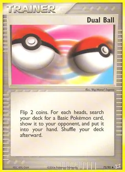 Dual Ball card from Team Magma vs Team Aqua, number 72/95
