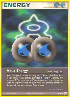 Aqua Energy card from Team Magma vs Team Aqua, number 86/95